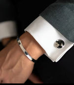 Bracelet Homme « Strong King » Argent Brillant| Bijoux d'exception | Paris