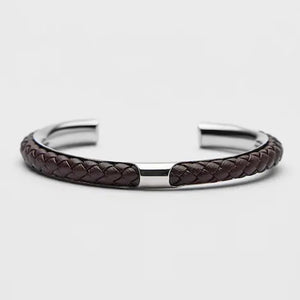 Bracelet Homme « Leather King » All Black  | Bijoux d'exception | Paris